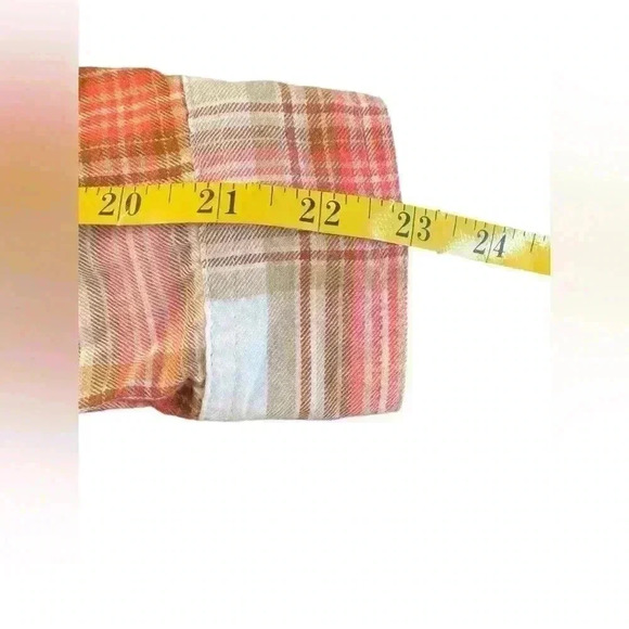 Set of 2 Old Navy Women’s 100% Cotton Plaid Flannel Long Sleeve Shirts Small‎ - Picture 7 of 16